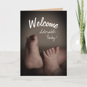 Neue Baby-Grußkarte hinzufügen Karte