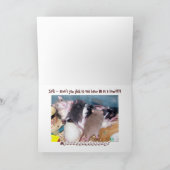 Neue Baby-Karte Karte (Innenseite)