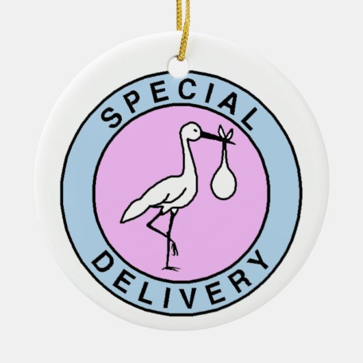 Neue Baby Keepake-Ornament Keramik Ornament (Vorne)