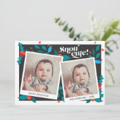 Neue Baby Kids Pets Fotokarte Feiertagskarte (Stehend Vorderseite)