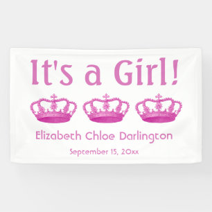 Neue Baby-Mitteilung ist es ein Banner
