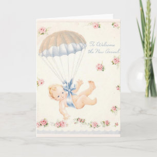 Neue Baby-Parachute Ankündigung
