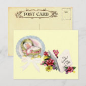 Neue Baby-Postkarte Ankündigungspostkarte (Vorne/Hinten)
