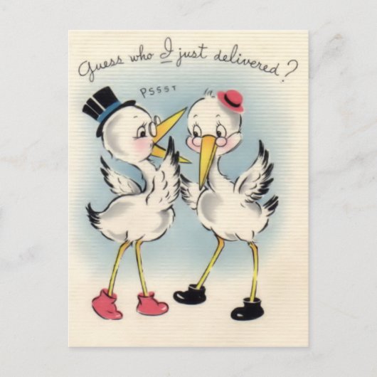 Neue Baby-Postkarte Ankündigungspostkarte (Vorderseite)