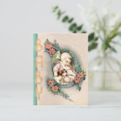 Neue Baby-Postkarte Ankündigungspostkarte (Stehend Vorderseite)