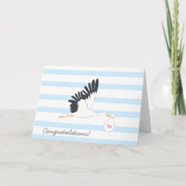 Neue Baby Storch Gratulations Card Karte
