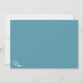 Neue Baby Twin Boys Niedlicher Affe Ankündigung (Rückseite)