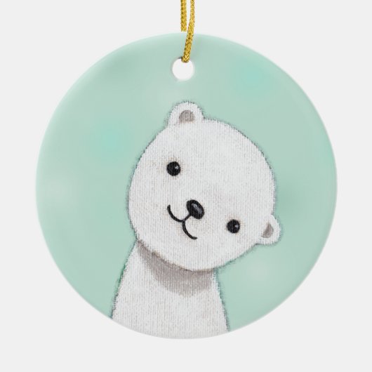 Neue Baby-Verzierungs-kundenspezifische Keramikornament (Vorne)