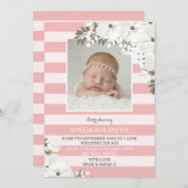 Neue Babyankündigung/Dankeschön-Karte Dankeskarte (Vorne/Hinten)