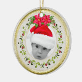 Neue Babygeburtsstatistiken Weihnachten, Geburtsan Keramik Ornament (Links)
