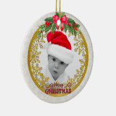 Neue Babygeburtsstatistiken Weihnachten, Geburtsan Keramik Ornament (Rechts)