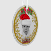 Neue Babygeburtsstatistiken Weihnachten, Geburtsan Ornament (Vorderseite)