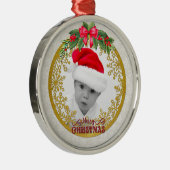 Neue Babygeburtsstatistiken Weihnachten, Geburtsan Ornament Aus Metall (Rechts)