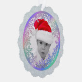 Neue Babygeburtsstatistiken Weihnachten, Geburtsan Ornament Karte (Rechts)