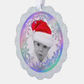 Neue Babygeburtsstatistiken Weihnachten, Geburtsan Ornament Karte (Links)