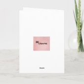 Neue Babygrußkarten Karte (Rückseite)