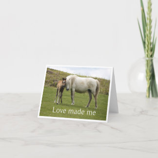 Neue Babykarte Dankeskarte