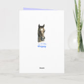 Neue Babykarte für Fohlen Karte (Rückseite)