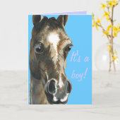 Neue Babykarte für Fohlen Karte (Gelbe Blume)