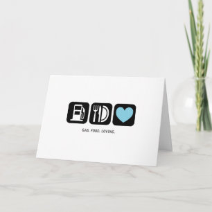 Neue Babykarte: Gas-Food-Loving (Junge) Karte