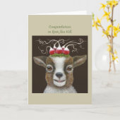 Neue Babykarte Karte (Gelbe Blume)