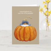 Neue Babykarte Poppen Karte (Gelbe Blume)