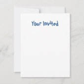 neue Babynahrung Einladung (Rückseite)