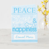 Neue Babynahrung Karte (Gelbe Blume)