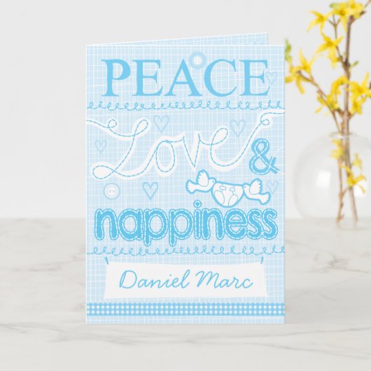 Neue Babynahrung Karte (Gelbe Blume)