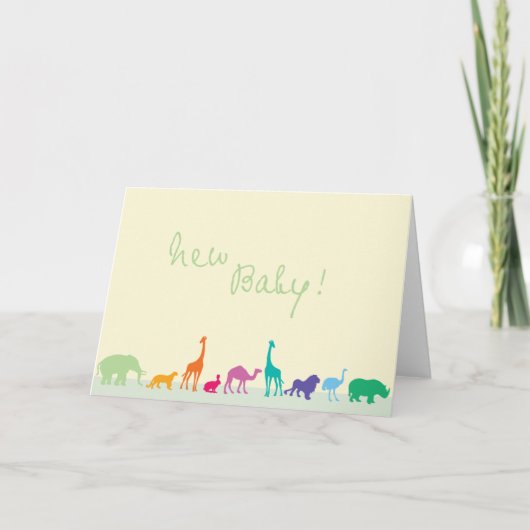 Neue Babytiere card_horizontal Ankündigung (Vorderseite)