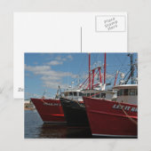 Neue Bedford Fischereifahrzeuge Postkarte (Vorne/Hinten)