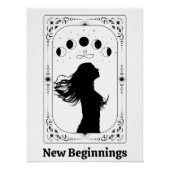 Neue Beginnerkarte Tarot Celestial Mystical Hexe Poster (Vorderseite)