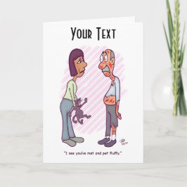 Neue Begrüßungskarte Dankeskarte