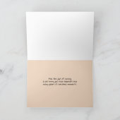 Neue Begrüßungskarte Karte (Innenseite)