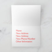 Neue benutzerdefinierbare Adresskarten Ankündigung (Innenseite)