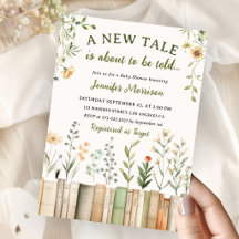 Neue Bibliothek Baby Shower Geschlechtsneutral