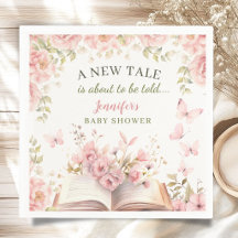 Neue Bibliothek Baby Shower Mädchen Rosa Floral