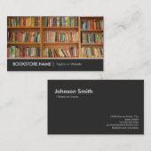 Neue Bibliothek für gebrauchte Buchhandlungen - Bi Visitenkarte (Vorne/Hinten)