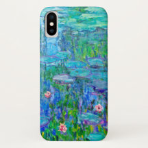 Neue blaues Wasser-Lilien-Teich Monet schöne Kunst