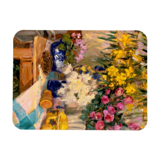 Neue Blume II Magnet (Horizontal)