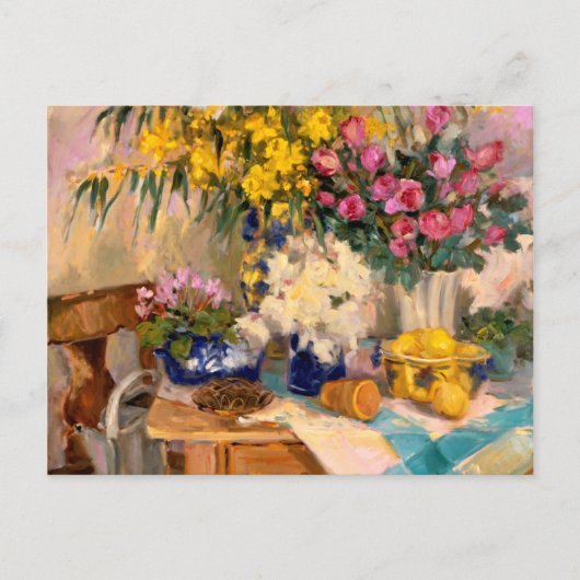 Neue Blume II Postkarte (Vorderseite)