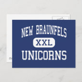 Neue Braunfels - Einhörner - Hoch - Neue Braunfels Postkarte (Vorne/Hinten)