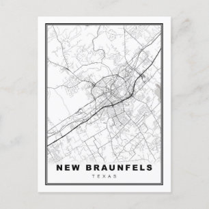 Neue Braunfels-Karte Postkarte