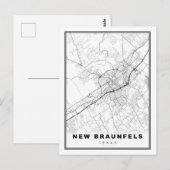 Neue Braunfels-Karte Postkarte (Vorne/Hinten)