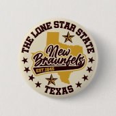 Neue Braunfels, Texas Button (Vorderseite)