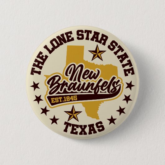 Neue Braunfels, Texas Button (Vorderseite)
