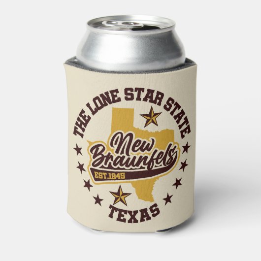 Neue Braunfels, Texas Dosenkühler (Kanne Rückseite)