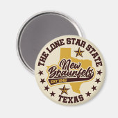 Neue Braunfels, Texas Magnet (Vorderseite/Rückseite)