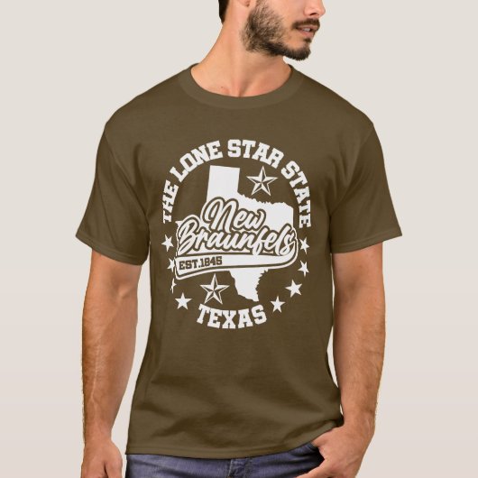 Neue Braunfels, Texas T-Shirt (Vorderseite)