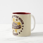 Neue Braunfels, Texas Zweifarbige Tasse (VorderseiteRechts)